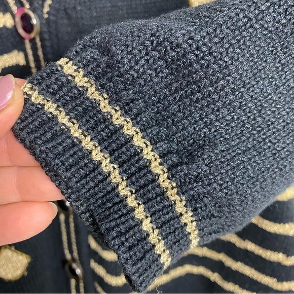 I.B. Diffusion floral symphony cardigan sweater circa 1990s - Picture 8 of 11